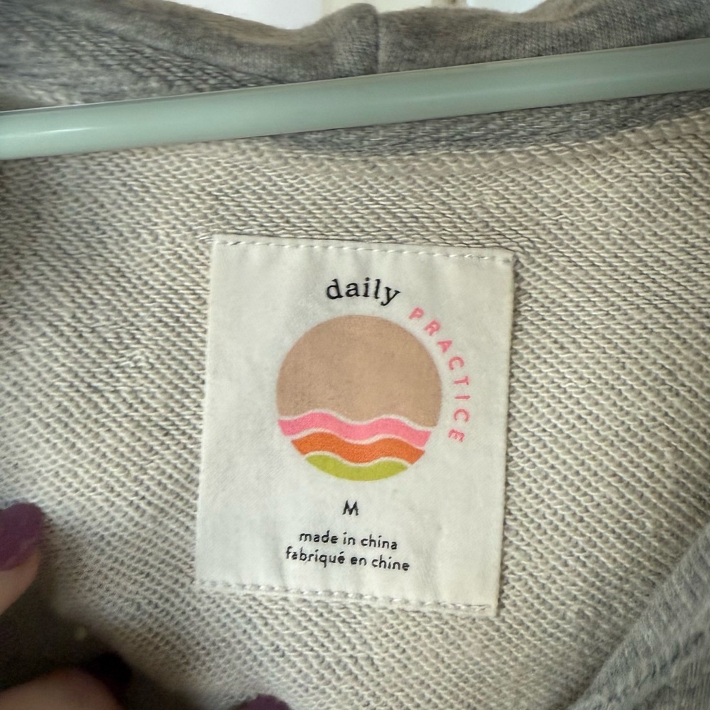 Anthropologie Daily Practice Heather Gray Women's Top - Picture 2 of 3